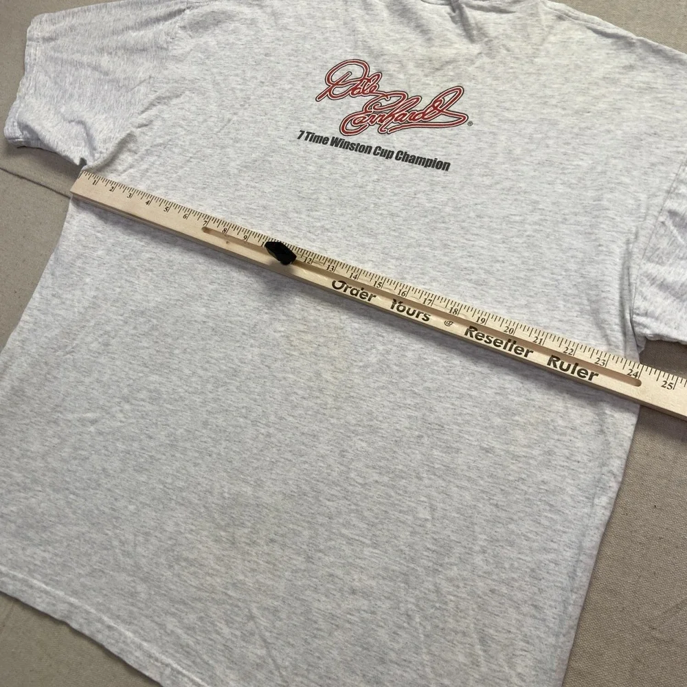 Dale Earnhardt Shirt Mens XL Winner's Circle Nascar Y2k 90s Gray‎ Cotton Vintage